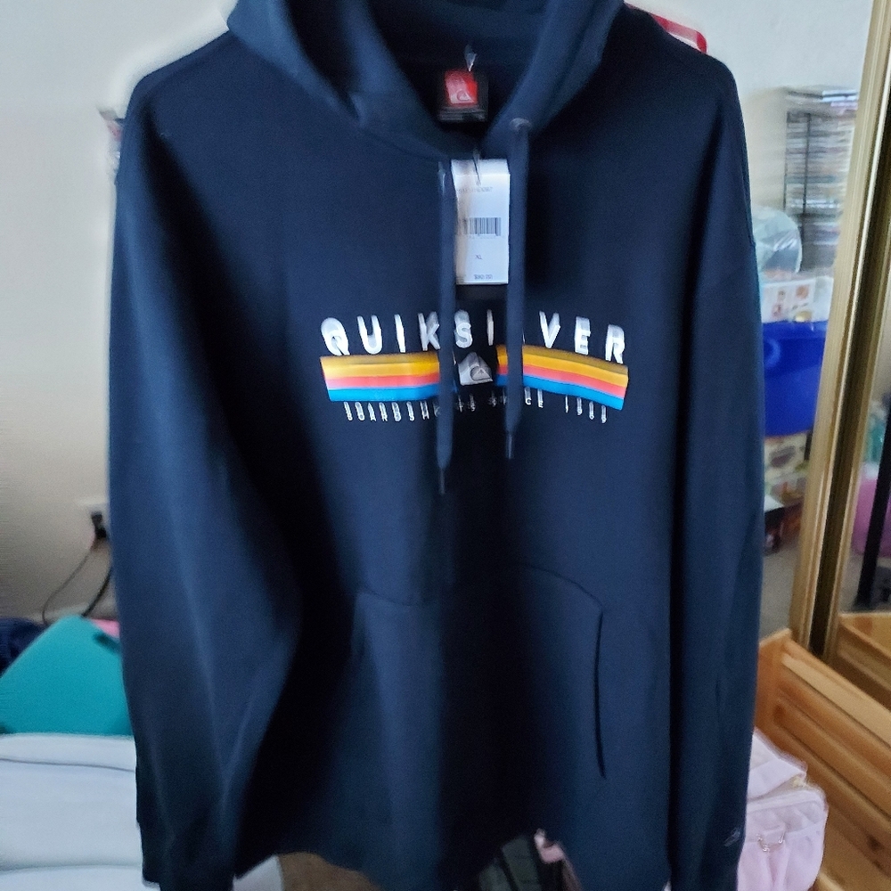 QUIKSILVER NEW Stone Cold Classic Pullover Hoodie